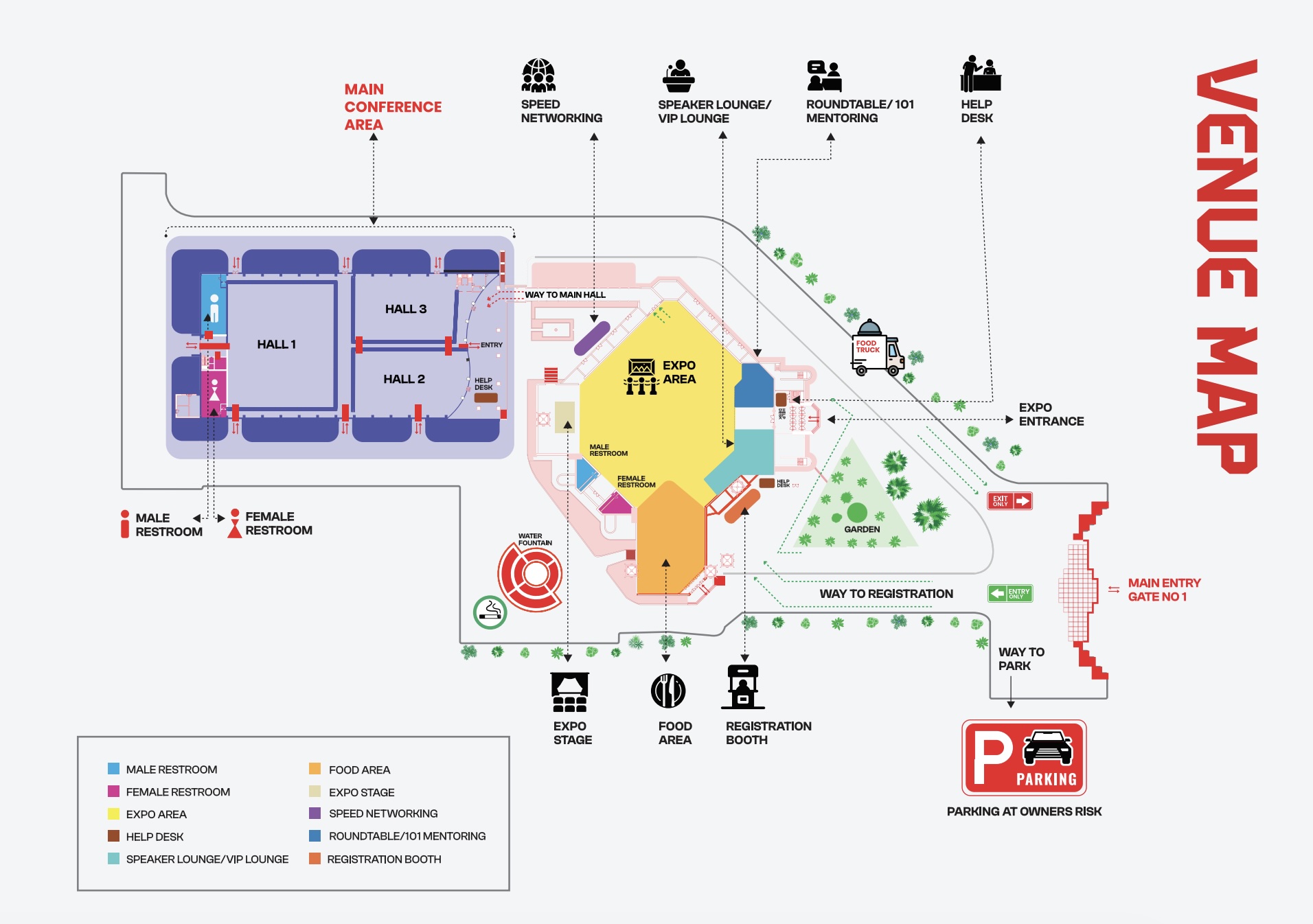 Cypher 2026 venue map — KTPO Whitefield